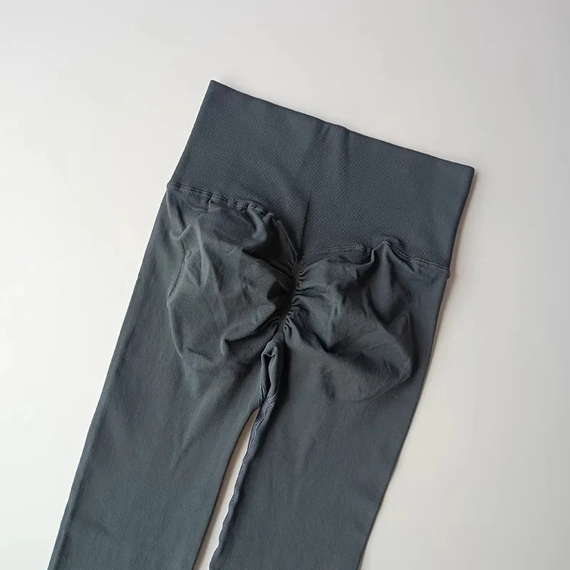 Cintura alta yoga leggings mulheres sem costura push up esporte leggings fitness correndo hip lift calças de yoga altamente elástico ginásio leggings