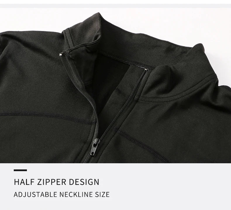 Yoga topos feminino outono inverno manga longa correndo esportes topo com zíper gola de fitness ao ar livre caminhadas bicicleta esporte camisa mais veludo