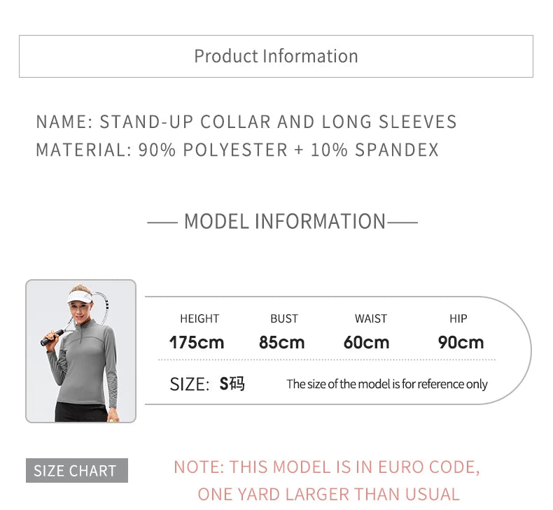 Yoga topos feminino outono inverno manga longa correndo esportes topo com zíper gola de fitness ao ar livre caminhadas bicicleta esporte camisa mais veludo