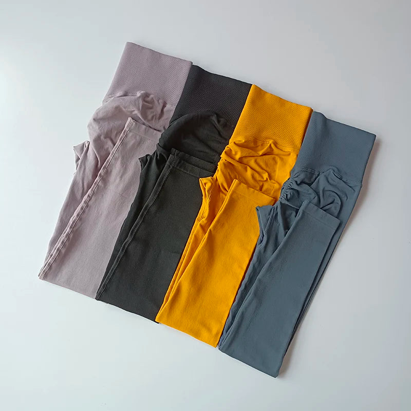 Cintura alta yoga leggings mulheres sem costura push up esporte leggings fitness correndo hip lift calças de yoga altamente elástico ginásio leggings