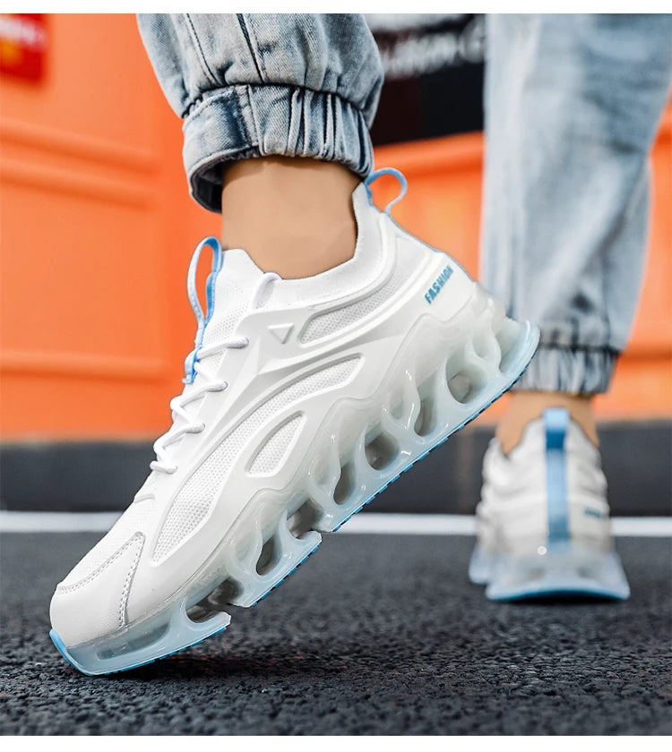 Tênis de luxo respirável masculino, Tênis Masculino, Mocassins casuais, Treinador de corrida, Corrida, Moda