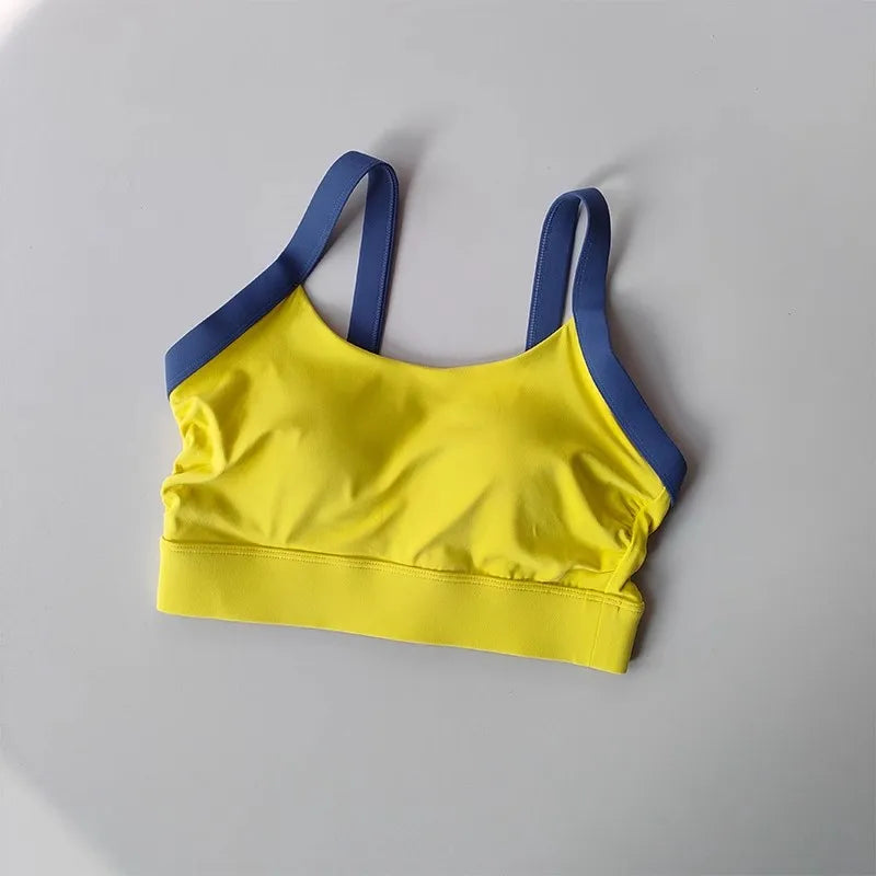 2 pçs feminino high-end yoga treino terno conjunto de fitness conjunto de roupas esportivas ginásio com sutiã esportivo e leggings conjunto