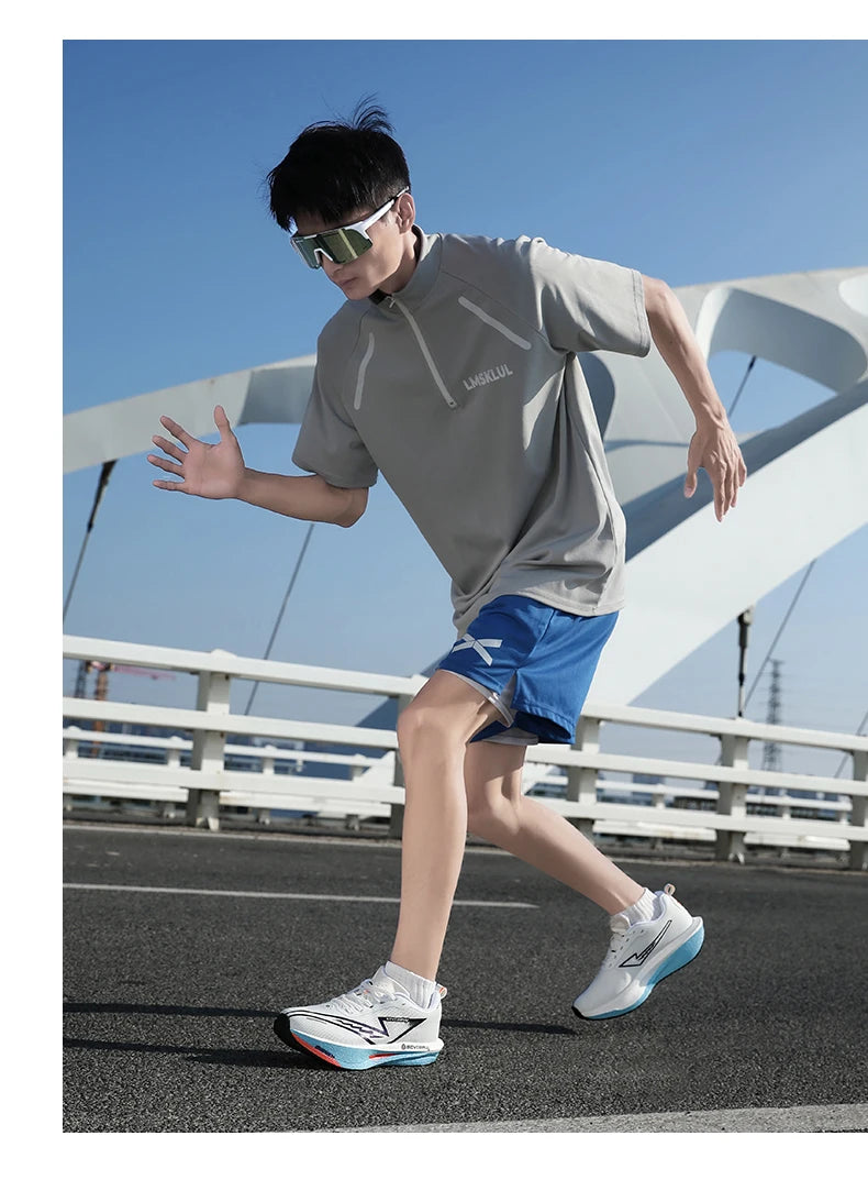 Novos Tênis de Corrida com Placa de Carbono, Especializados para Maratona, Respiráveis e Leves, Confortáveis para Mulheres, Tênis de Lazer Chunta