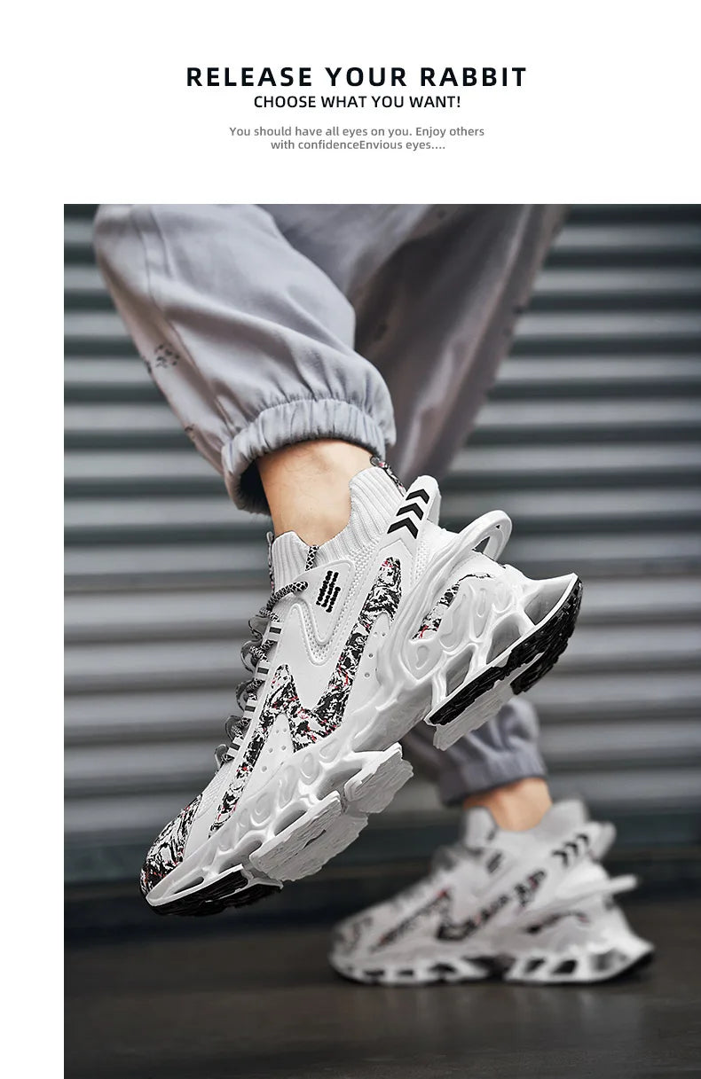 Tênis de luxo respirável masculino, Tênis Masculino, Mocassins casuais, Treinador de corrida, Corrida, Moda