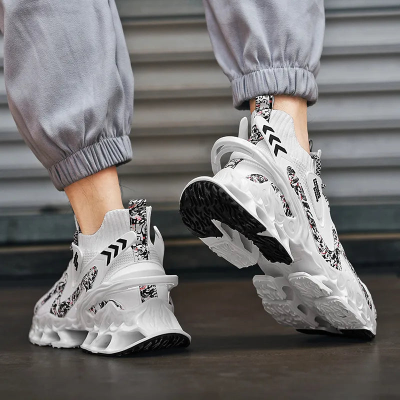 Tênis de luxo respirável masculino, Tênis Masculino, Mocassins casuais, Treinador de corrida, Corrida, Moda