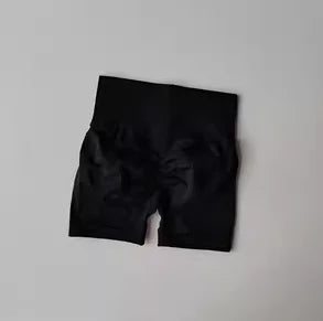 Pêssego hip levantamento esportes shorts feminino cintura alta e aperto de cintura emagrecimento correndo hip velocidade secagem três pontos calças apertadas