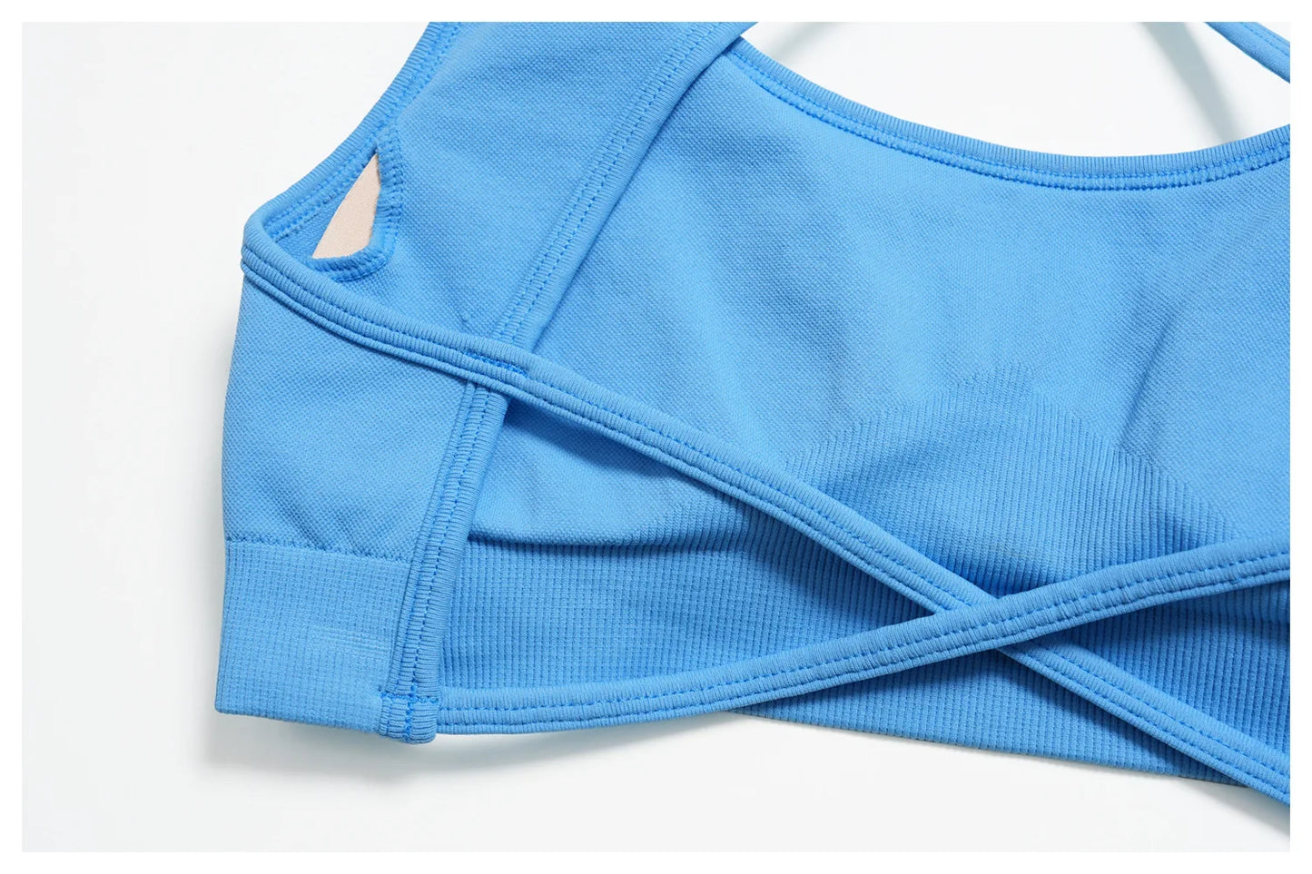 Sutiã Esportivo Feminino Sem Costura de Alto Suporte para Academia, Pilates, Yoga, Top Push-up para Corrida, Ciclismo e Treino, Roupa Íntima Fitness
