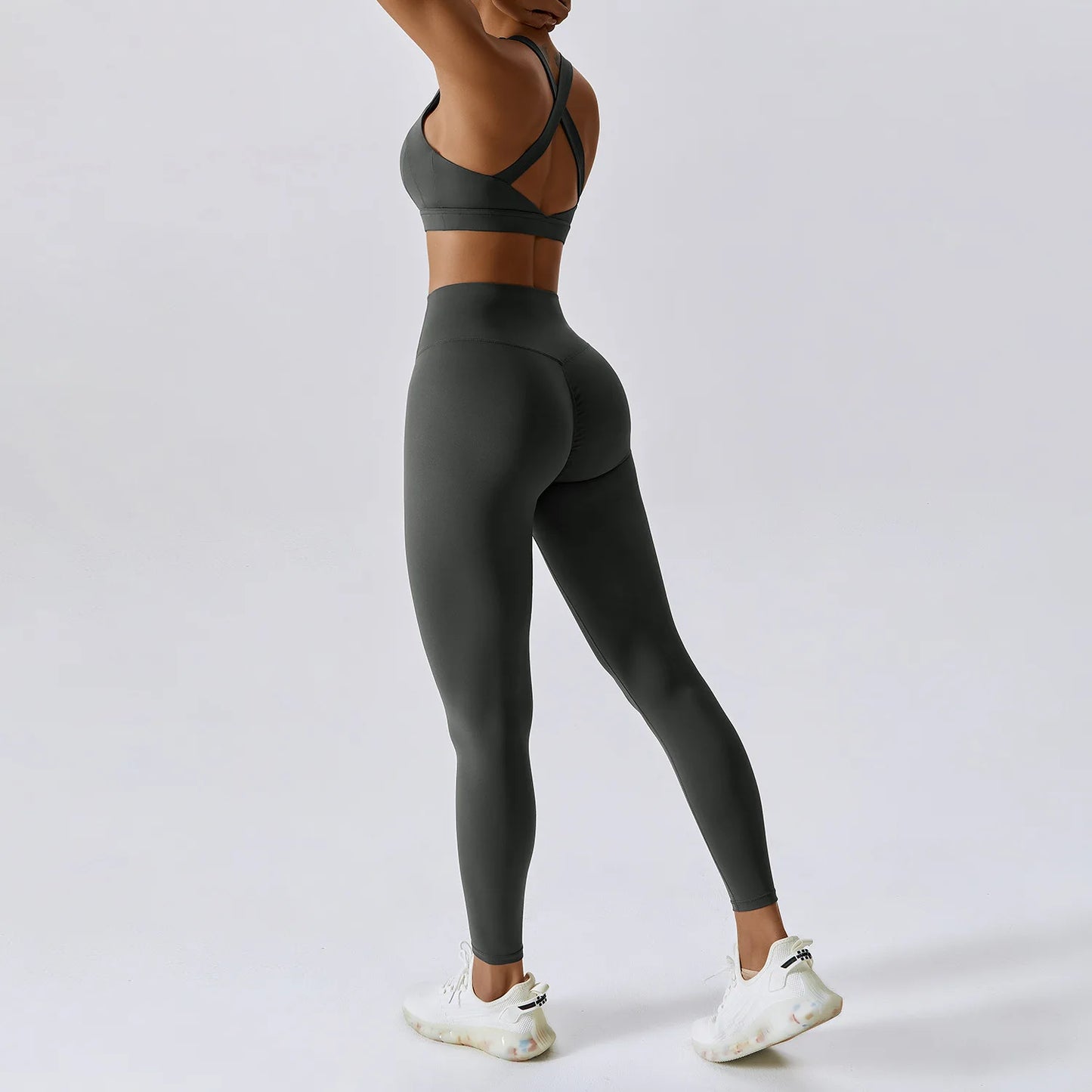 3 pçs conjunto de yoga roupas de ginásio 2 pçs roupas esportivas femininas ternos de yoga conjunto de fitness treino feminino jaqueta esportiva manga longa ginásio legging