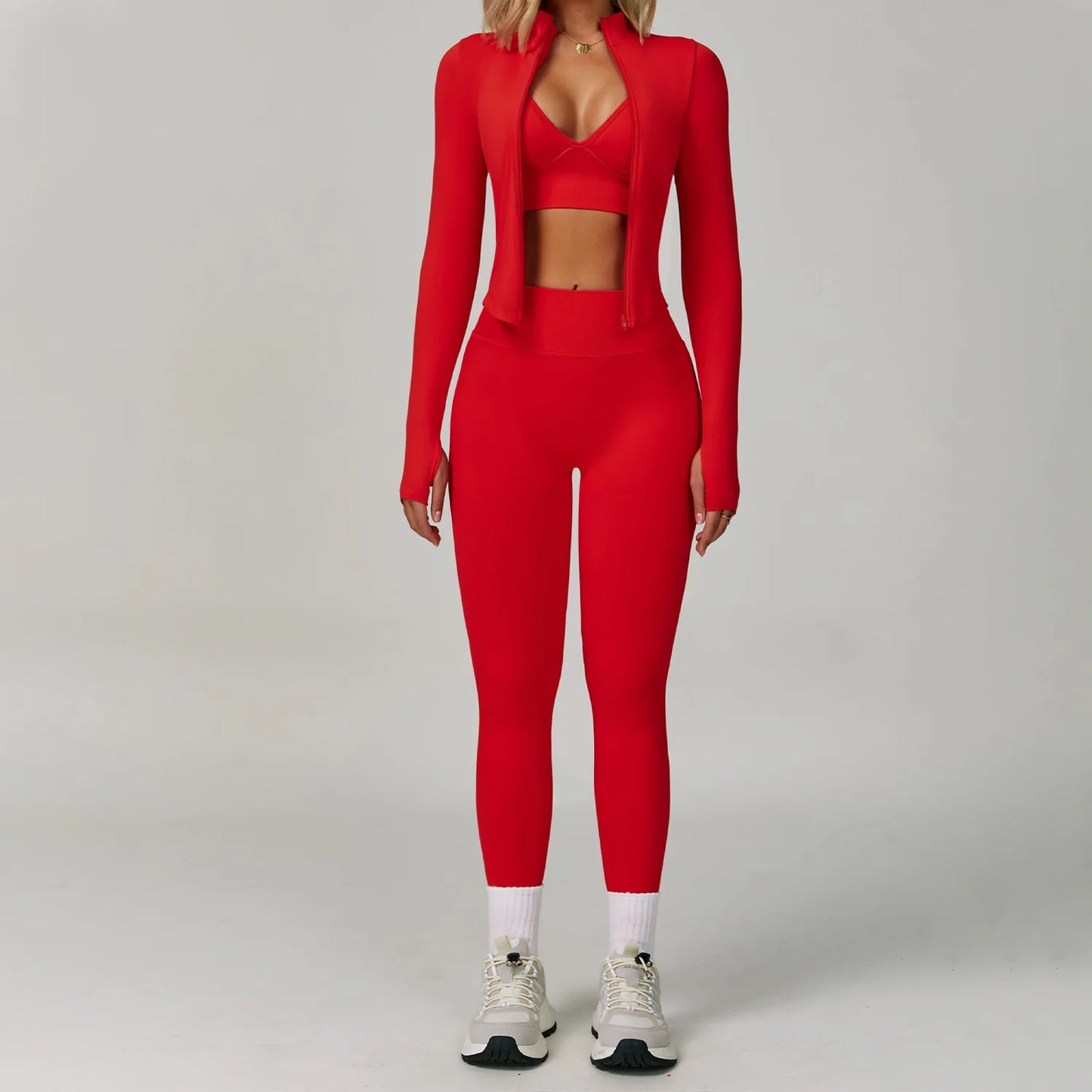 2/3 pçs sem costura esporte yoga conjunto feminino respirável cintura alta fitness sportwear feminino conjunto de roupa interior ginásio roupas de treino