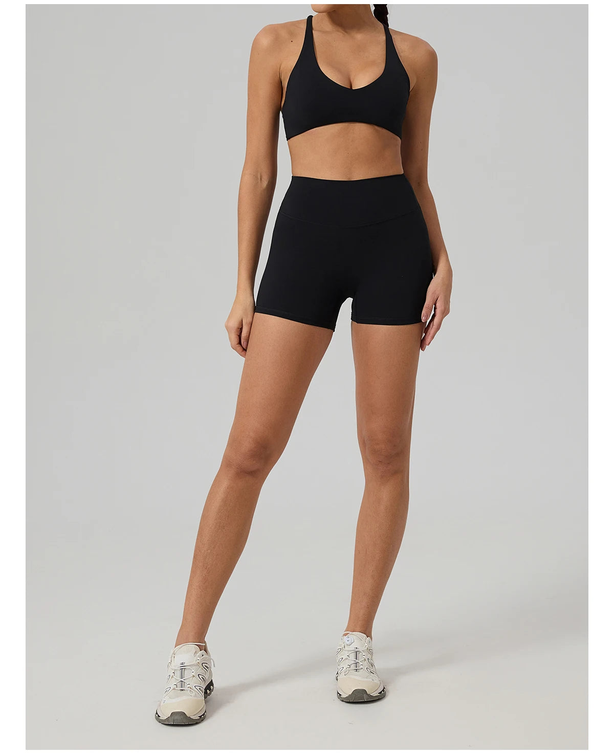 Sutiã Esportivo Hearuisavy para Mulheres, Sutiã de Yoga com Costas Cruzadas, Bralette para Corrida e Pilates, Top Respirável e de Secagem Rápida