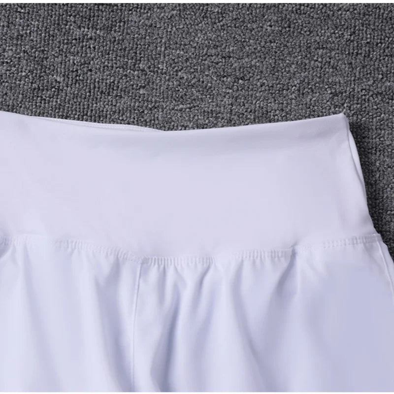 Calças de ioga anti-transparentes femininas com bolsos para corrida no verão, secagem rápida, respiráveis para saltar e fitness