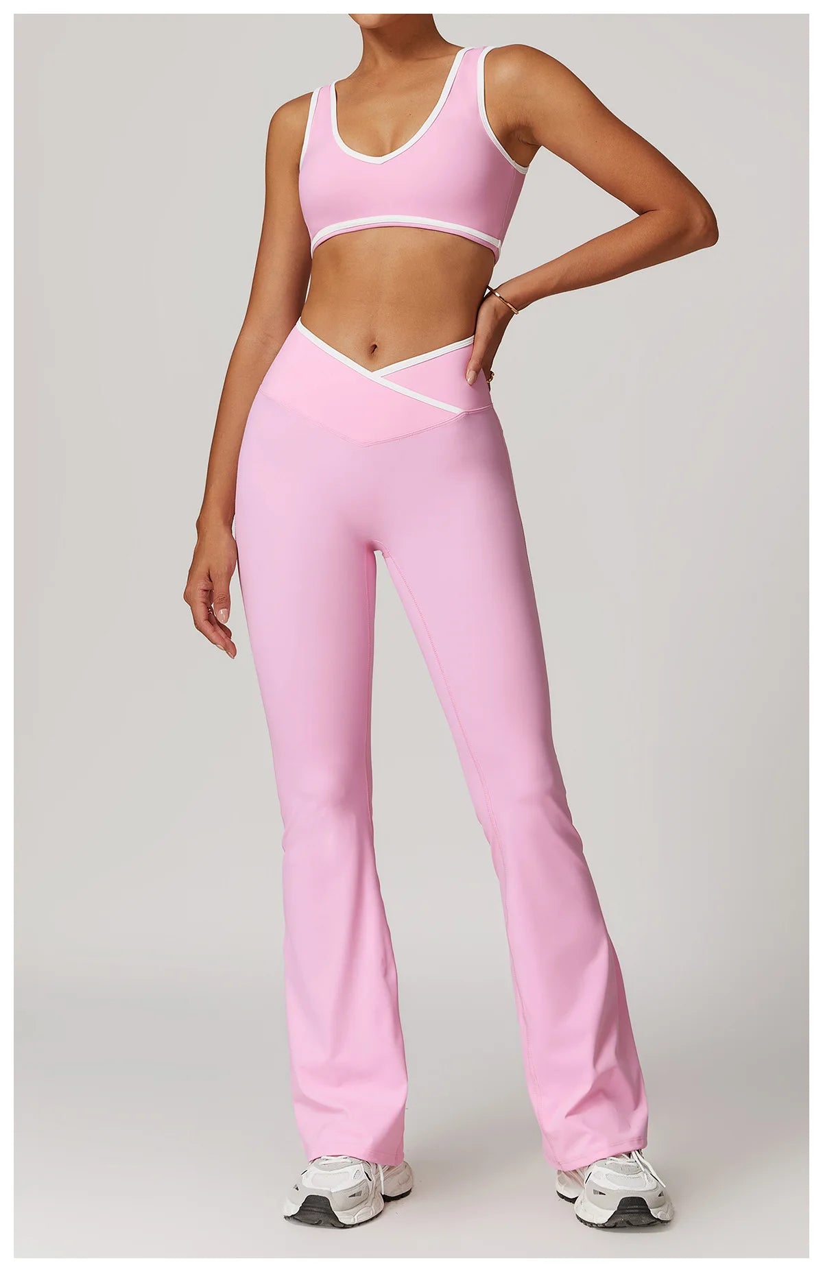 Roupa interior esportiva feminina superior push up fitness yoga sutiã cor bloqueio sutiã de treino ginásio esporte topos para mulher respirável correndo colete