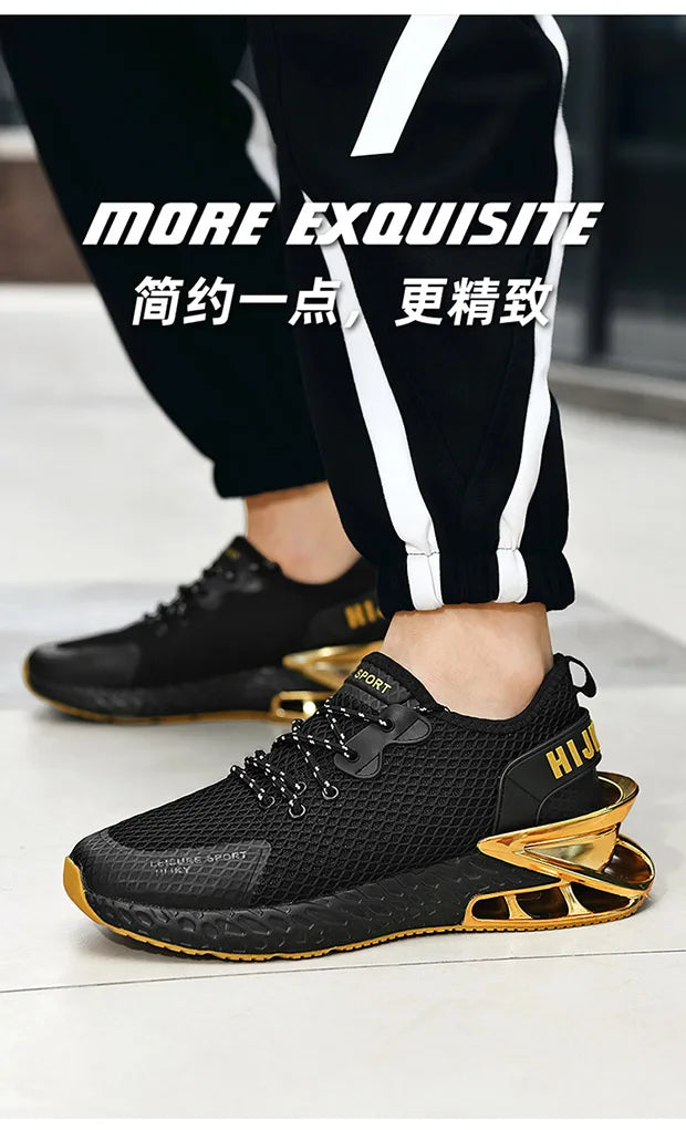 Tênis de luxo respirável masculino, Tênis Masculino, Mocassins casuais, Treinador de corrida, Corrida, Moda