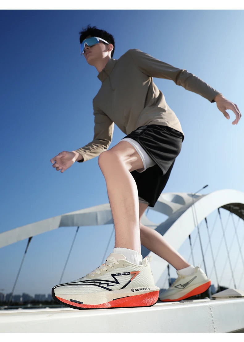 Novos Tênis de Corrida com Placa de Carbono, Especializados para Maratona, Respiráveis e Leves, Confortáveis para Mulheres, Tênis de Lazer Chunta