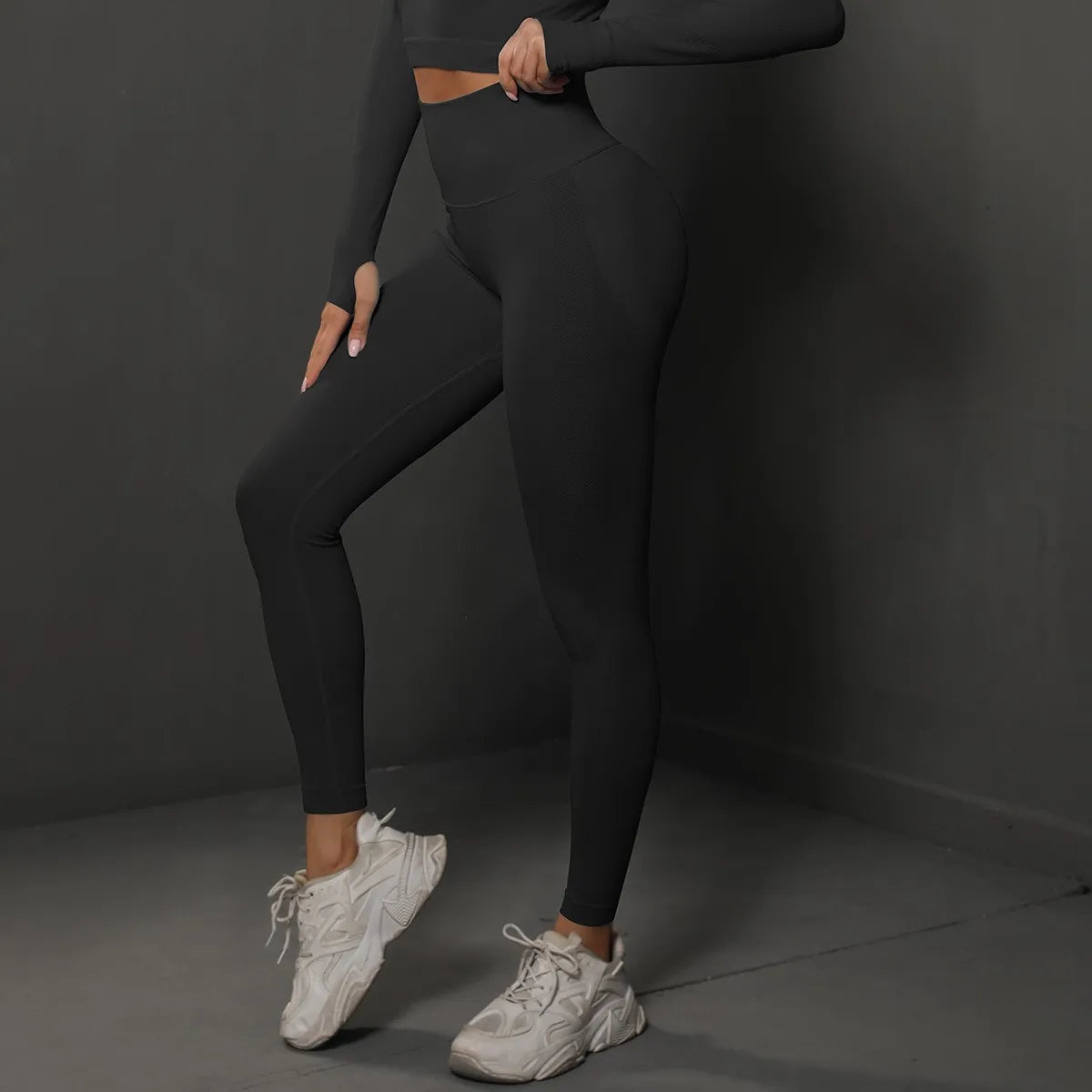 Cintura alta yoga leggings mulheres sem costura push up esporte leggings fitness correndo hip lift calças de yoga altamente elástico ginásio leggings