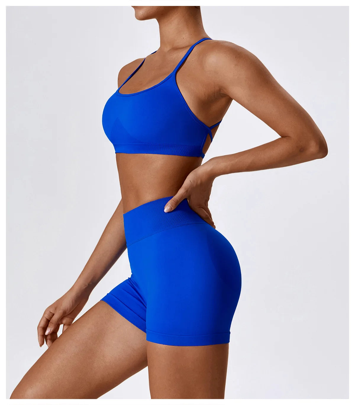 Sutiã Esportivo Feminino Sem Costura de Alto Suporte para Academia, Pilates, Yoga, Top Push-up para Corrida, Ciclismo e Treino, Roupa Íntima Fitness