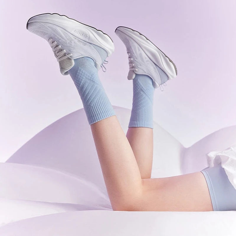 Tênis feminino 361 graus feiyuan 2.0, respirável, absorvente de choque, confortável, para corrida, exercício aeróbico, 682612220
