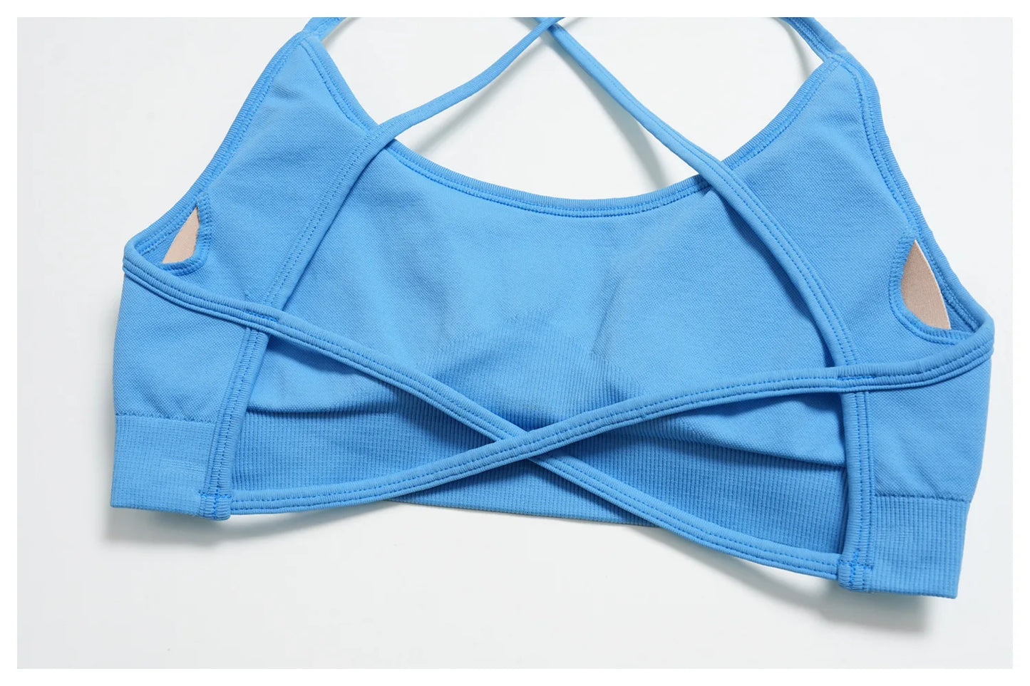 Sutiã Esportivo Feminino Sem Costura de Alto Suporte para Academia, Pilates, Yoga, Top Push-up para Corrida, Ciclismo e Treino, Roupa Íntima Fitness