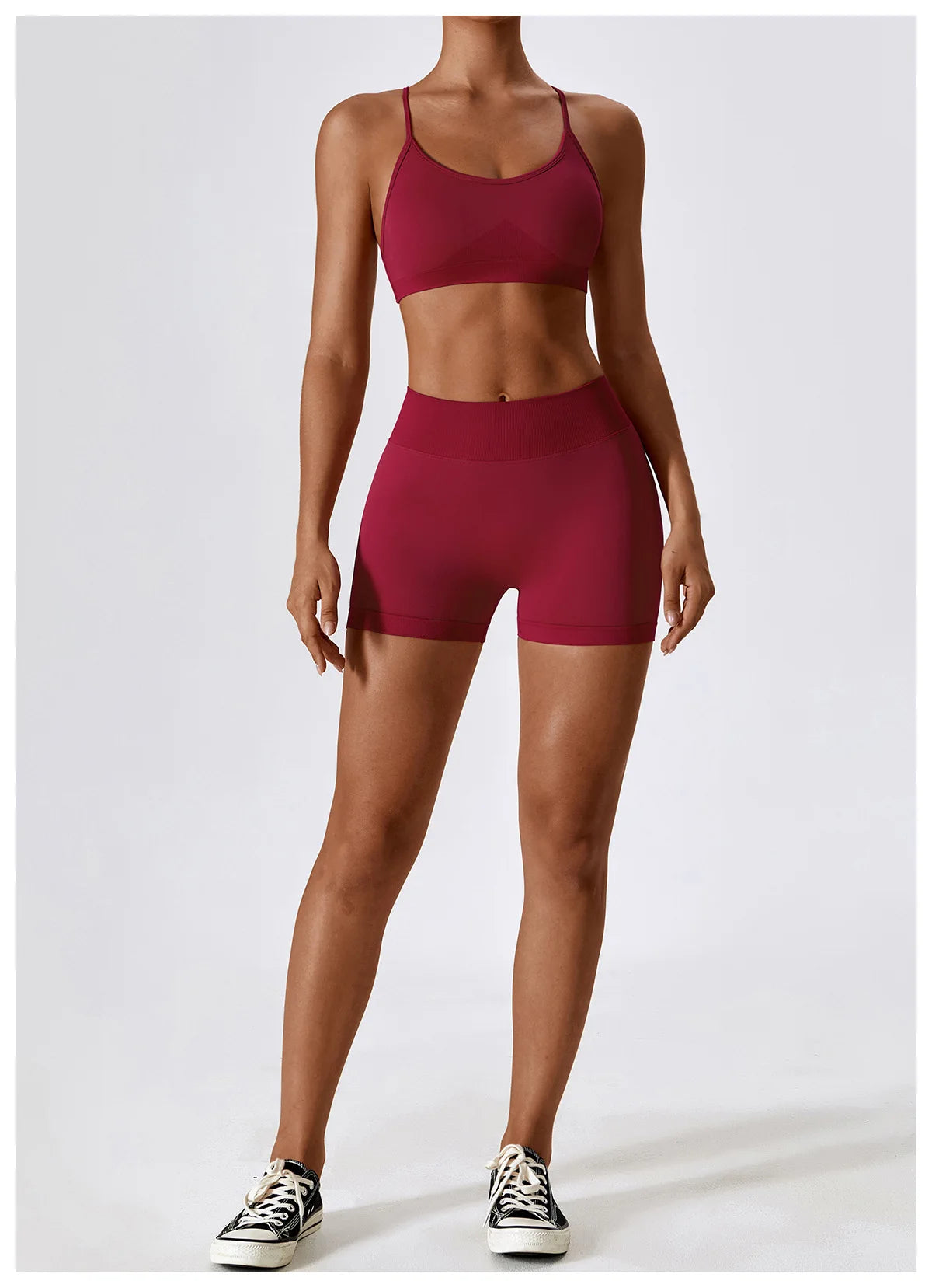 Sutiã Esportivo Feminino Sem Costura de Alto Suporte para Academia, Pilates, Yoga, Top Push-up para Corrida, Ciclismo e Treino, Roupa Íntima Fitness