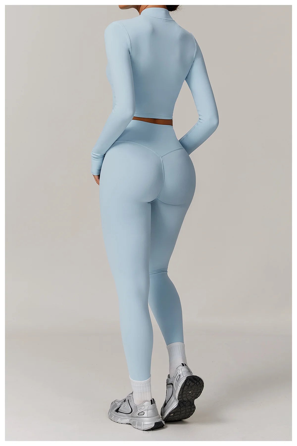 3 pçs conjunto de yoga roupas de ginásio 2 pçs roupas esportivas femininas ternos de yoga conjunto de fitness treino feminino jaqueta esportiva manga longa ginásio legging