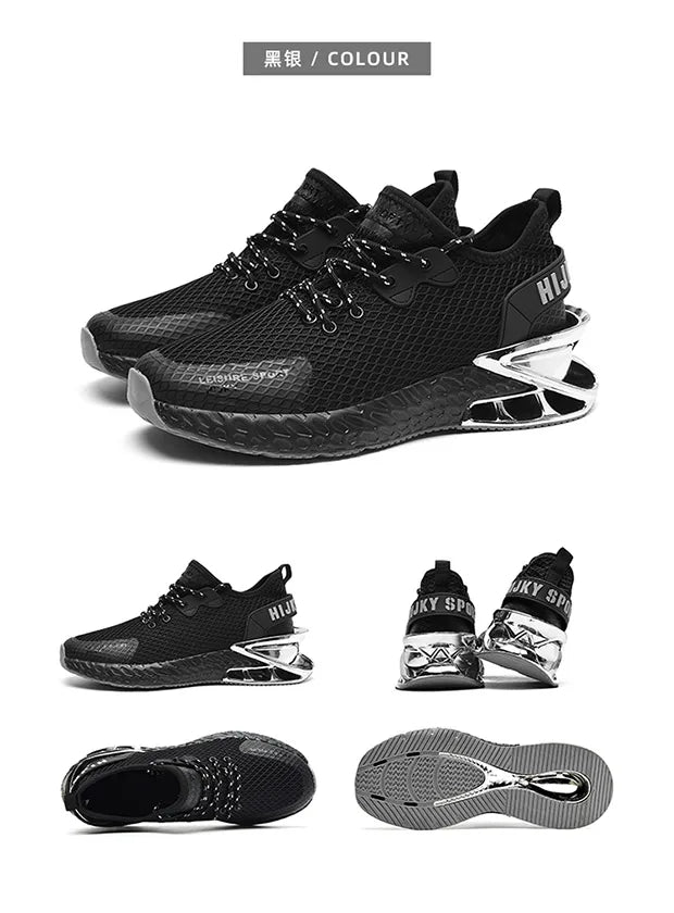 Tênis de luxo respirável masculino, Tênis Masculino, Mocassins casuais, Treinador de corrida, Corrida, Moda