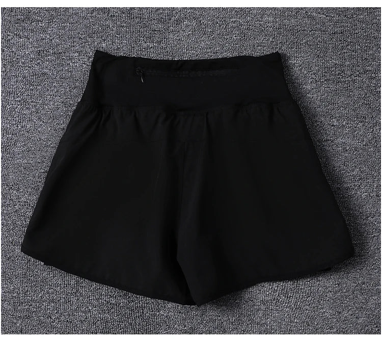 Calças de ioga anti-transparentes femininas com bolsos para corrida no verão, secagem rápida, respiráveis para saltar e fitness