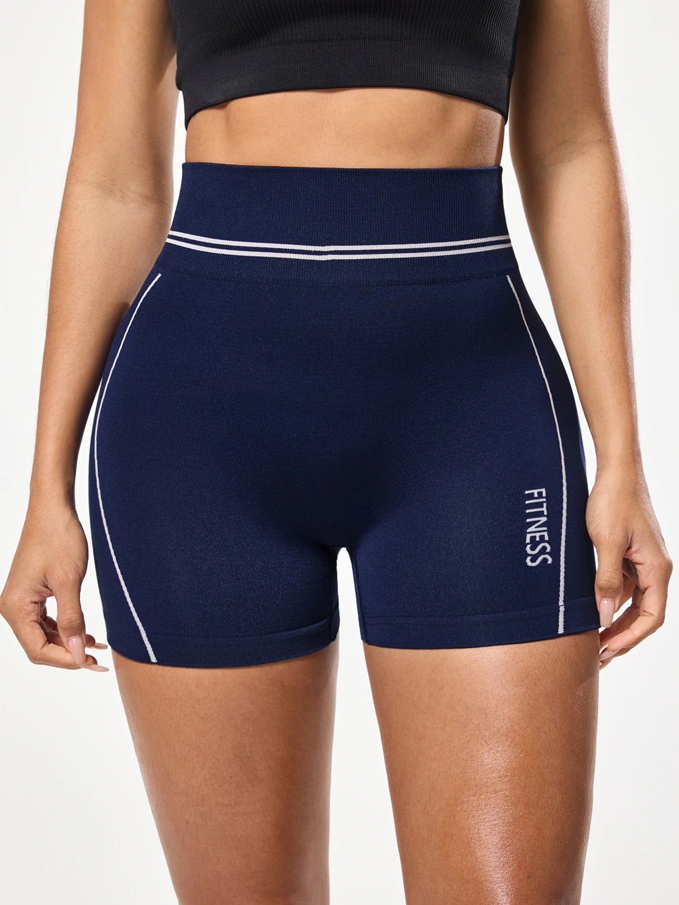 Shorts de Yoga Femininos de Cintura Alta, Roupas Esportivas, Leggings para Academia, Roupas de Fitness e Corrida, Roupas de Treino com Controle de Barriga