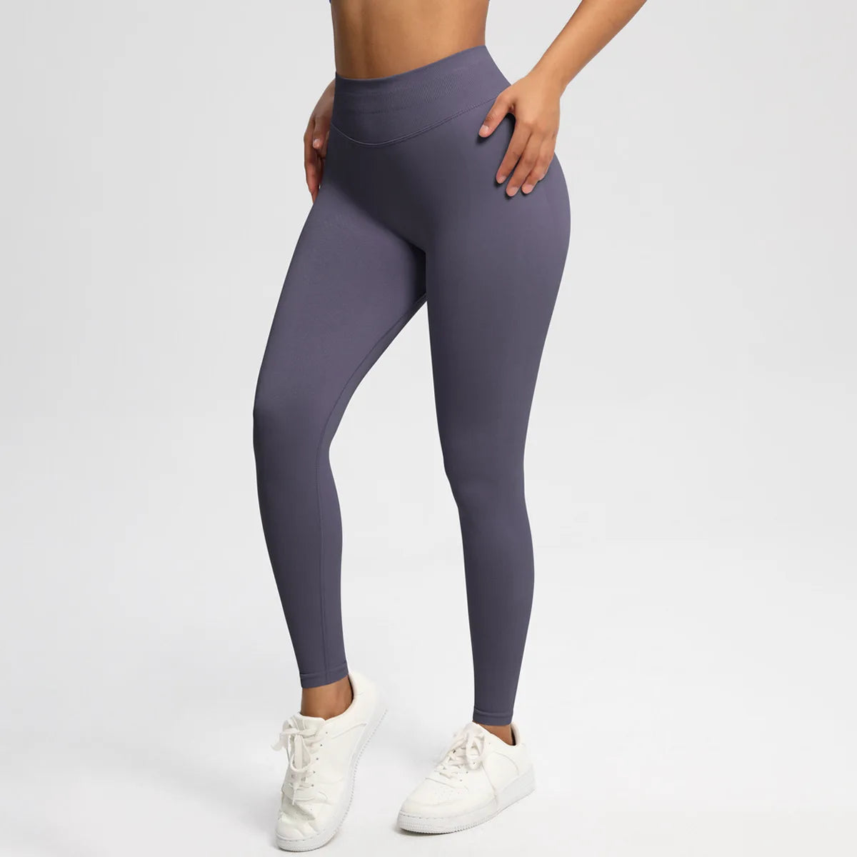 Calças de fitness sem costura das mulheres cintura alta yoga leggings alta elástica levantamento de bunda respirável esportes collants feminino ginásio leggings