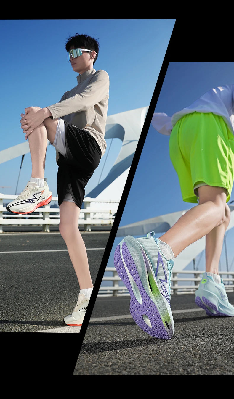 Novos Tênis de Corrida com Placa de Carbono, Especializados para Maratona, Respiráveis e Leves, Confortáveis para Mulheres, Tênis de Lazer Chunta