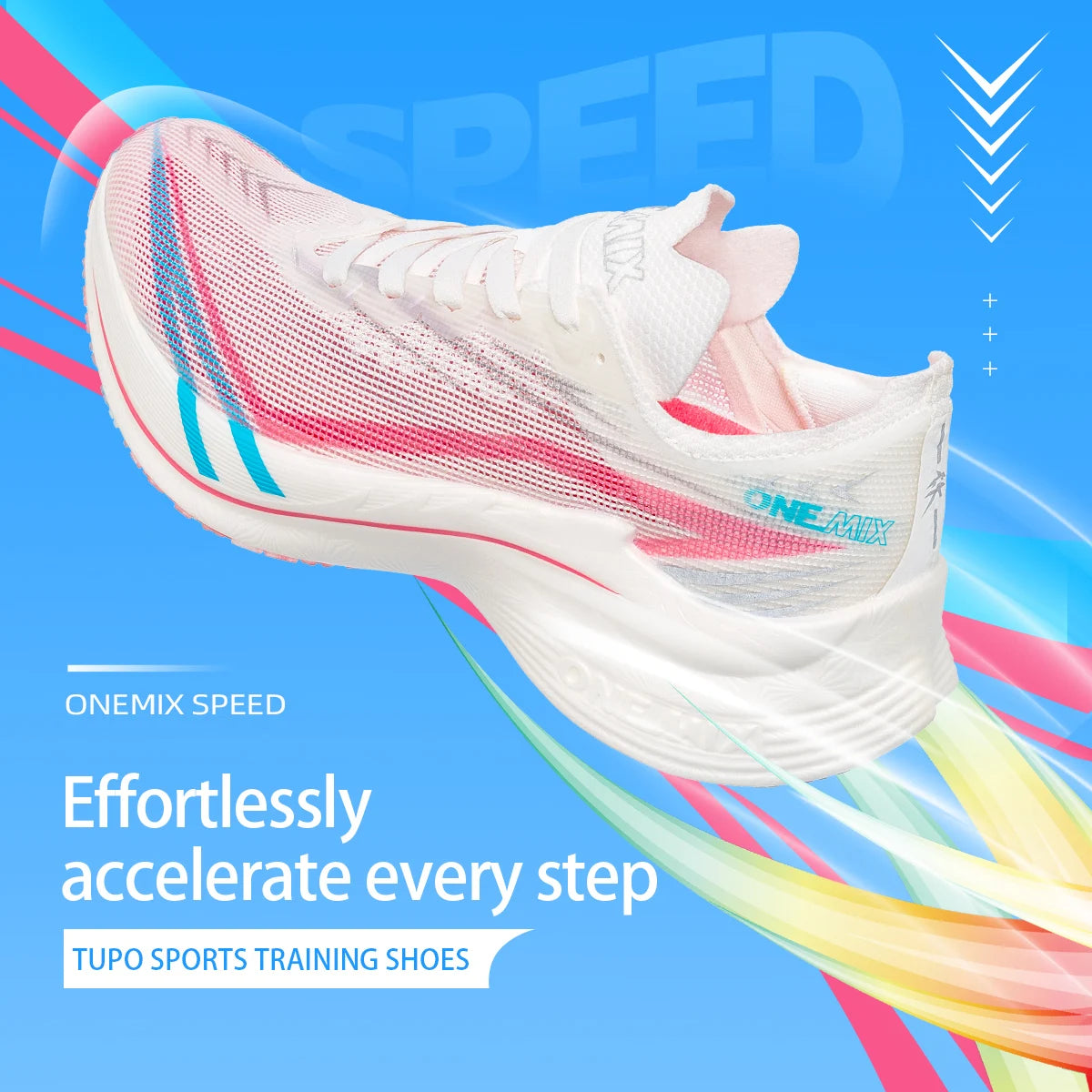 Tênis de Corrida ONEMIX 2026 Tupo Novo com Placa de Carbono para Maratona: Suporte Estável e Amortecimento Ultraleve para Absorção de Impacto