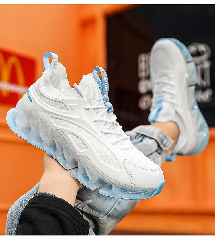 Tênis de luxo respirável masculino, Tênis Masculino, Mocassins casuais, Treinador de corrida, Corrida, Moda
