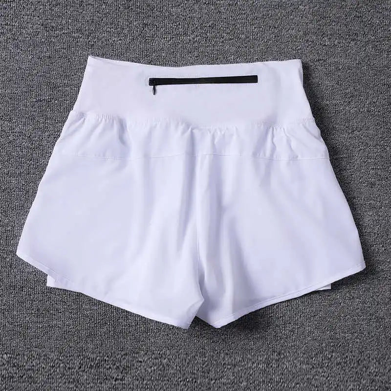 Calças de ioga anti-transparentes femininas com bolsos para corrida no verão, secagem rápida, respiráveis para saltar e fitness