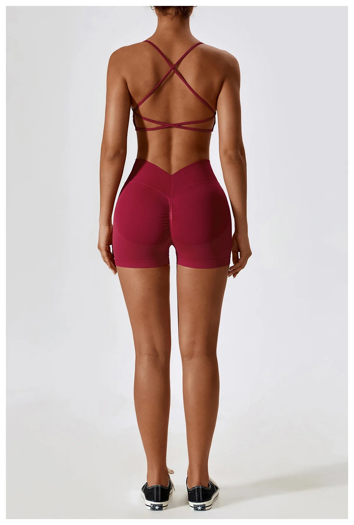 Sutiã Esportivo Feminino Sem Costura de Alto Suporte para Academia, Pilates, Yoga, Top Push-up para Corrida, Ciclismo e Treino, Roupa Íntima Fitness