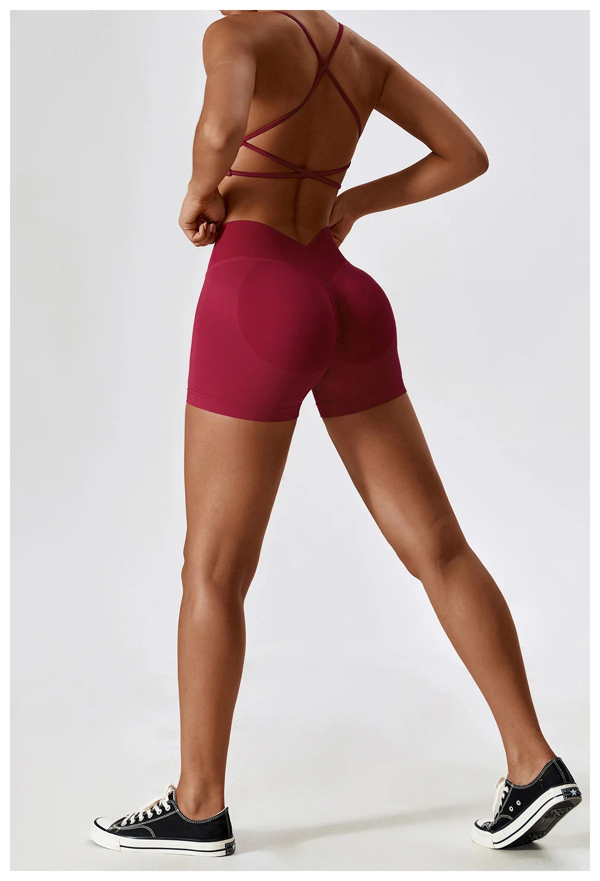 Sutiã Esportivo Feminino Sem Costura de Alto Suporte para Academia, Pilates, Yoga, Top Push-up para Corrida, Ciclismo e Treino, Roupa Íntima Fitness