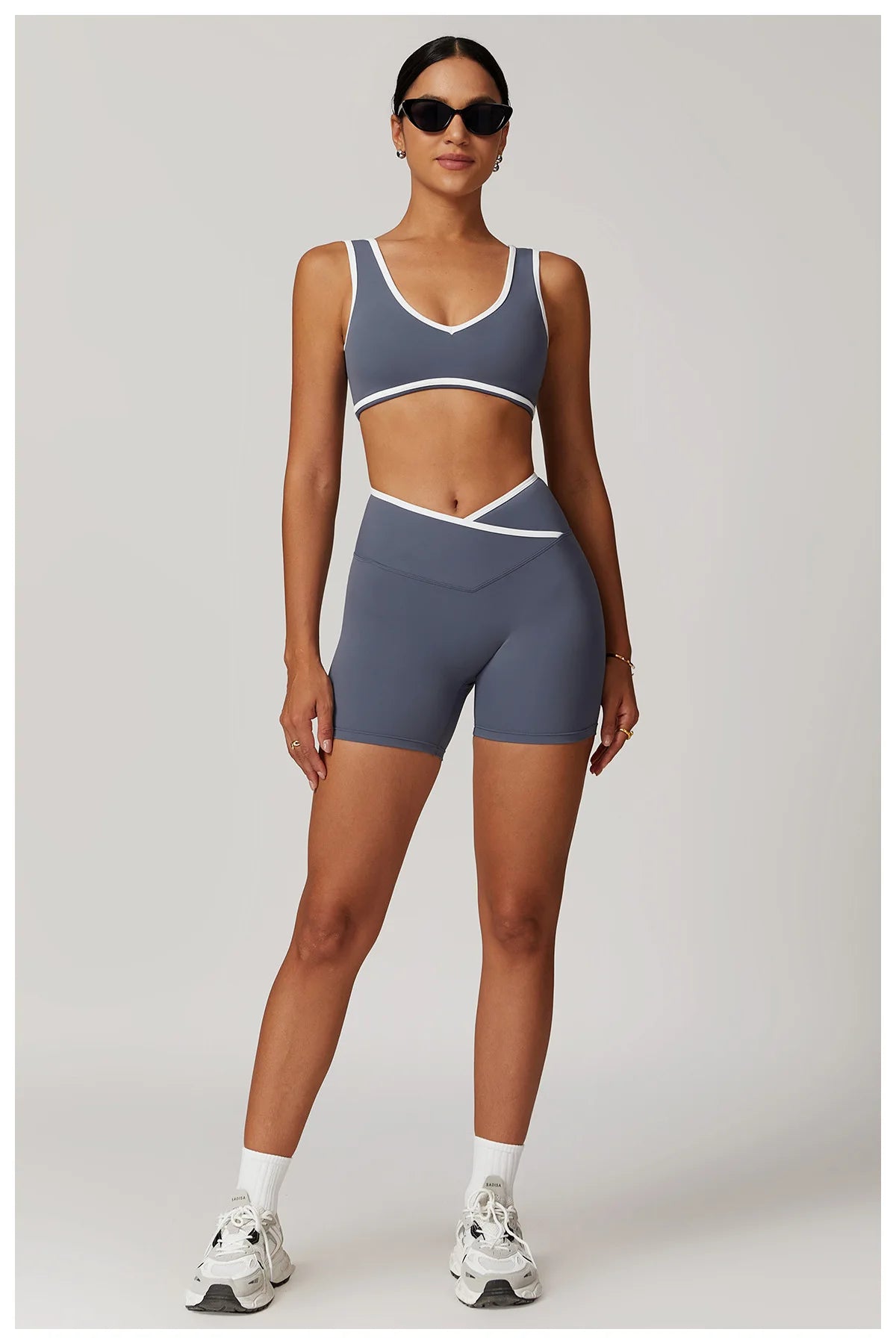 Roupa interior esportiva feminina superior push up fitness yoga sutiã cor bloqueio sutiã de treino ginásio esporte topos para mulher respirável correndo colete