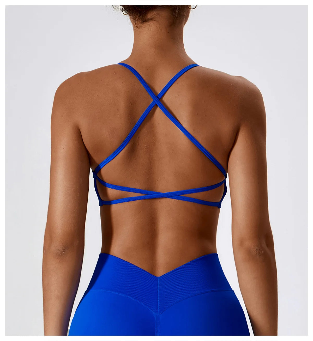 Sutiã Esportivo Feminino Sem Costura de Alto Suporte para Academia, Pilates, Yoga, Top Push-up para Corrida, Ciclismo e Treino, Roupa Íntima Fitness