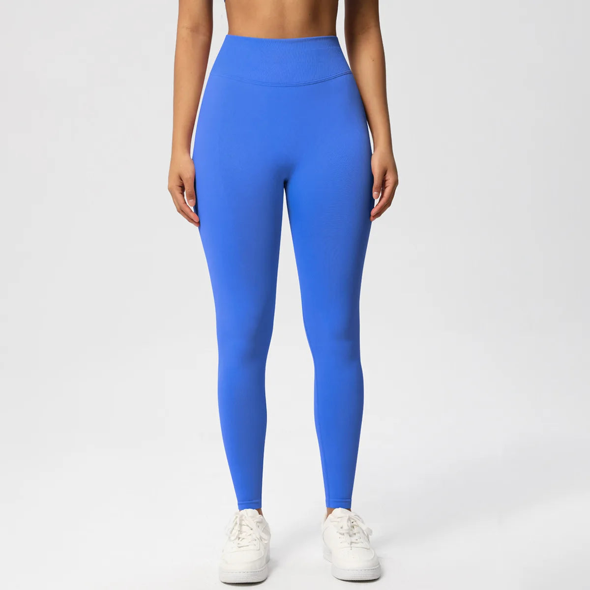 Calças de fitness sem costura das mulheres cintura alta yoga leggings alta elástica levantamento de bunda respirável esportes collants feminino ginásio leggings