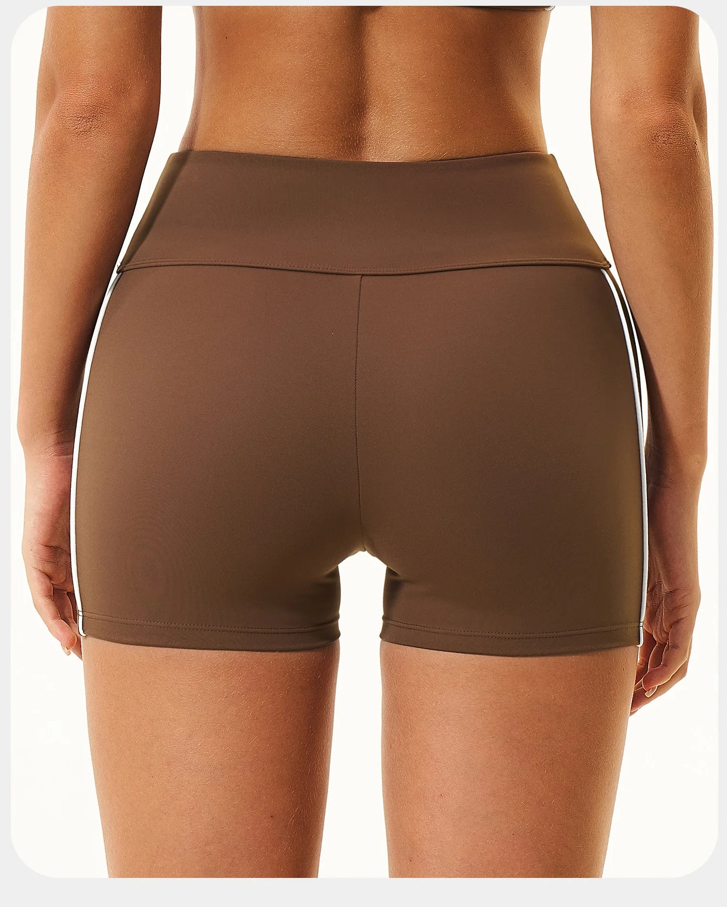 Shorts de Yoga Femininos de Cintura Alta para o Verão, Respiráveis, para Fitness, Corrida e Ciclismo, Leggings Curtas para Treino na Academia