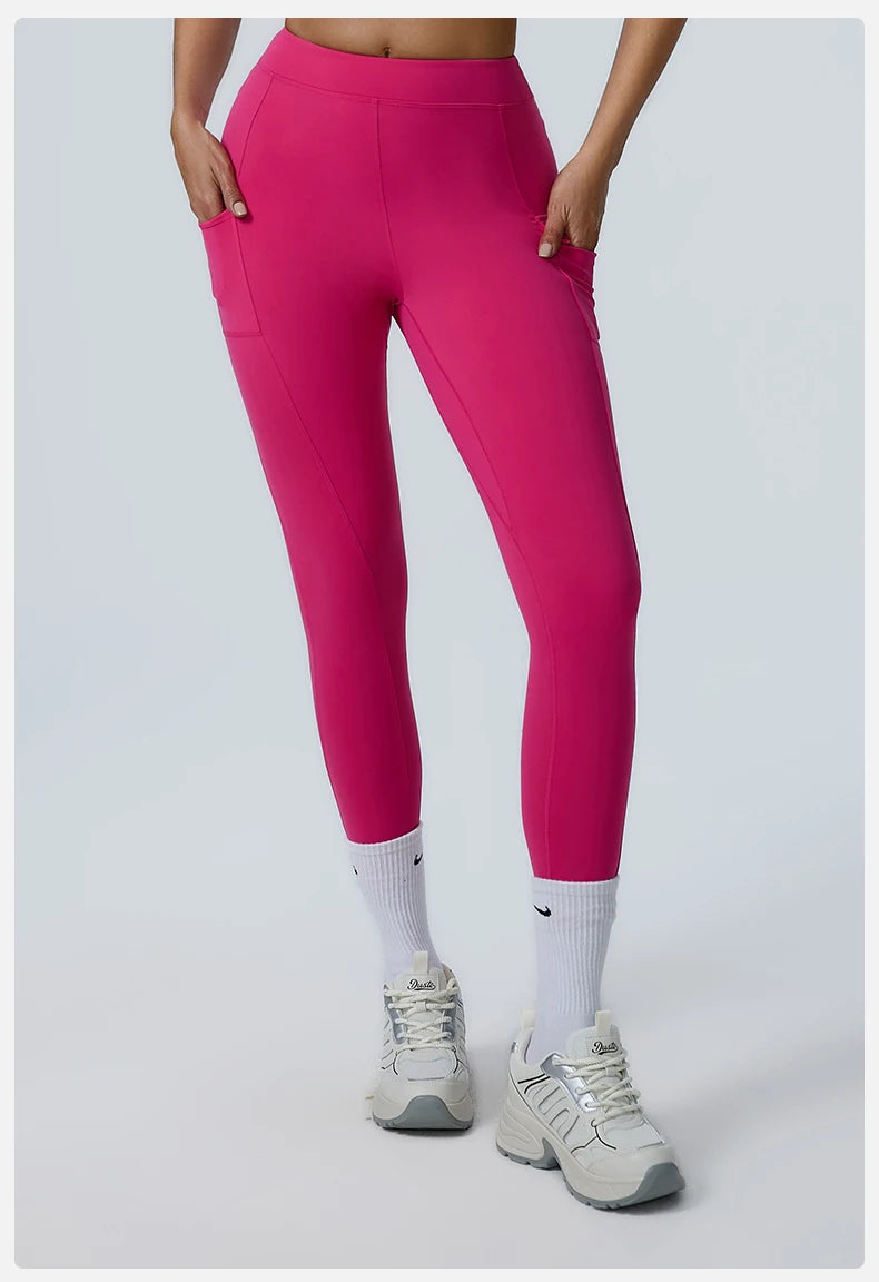 Shorts Leggings Femininos, Calças de Yoga, Leggings de Cintura Alta, Calças de Fitness para Treino, Calças Esportivas para Corrida ao Ar Livre, Roupas Atléticas Femininas