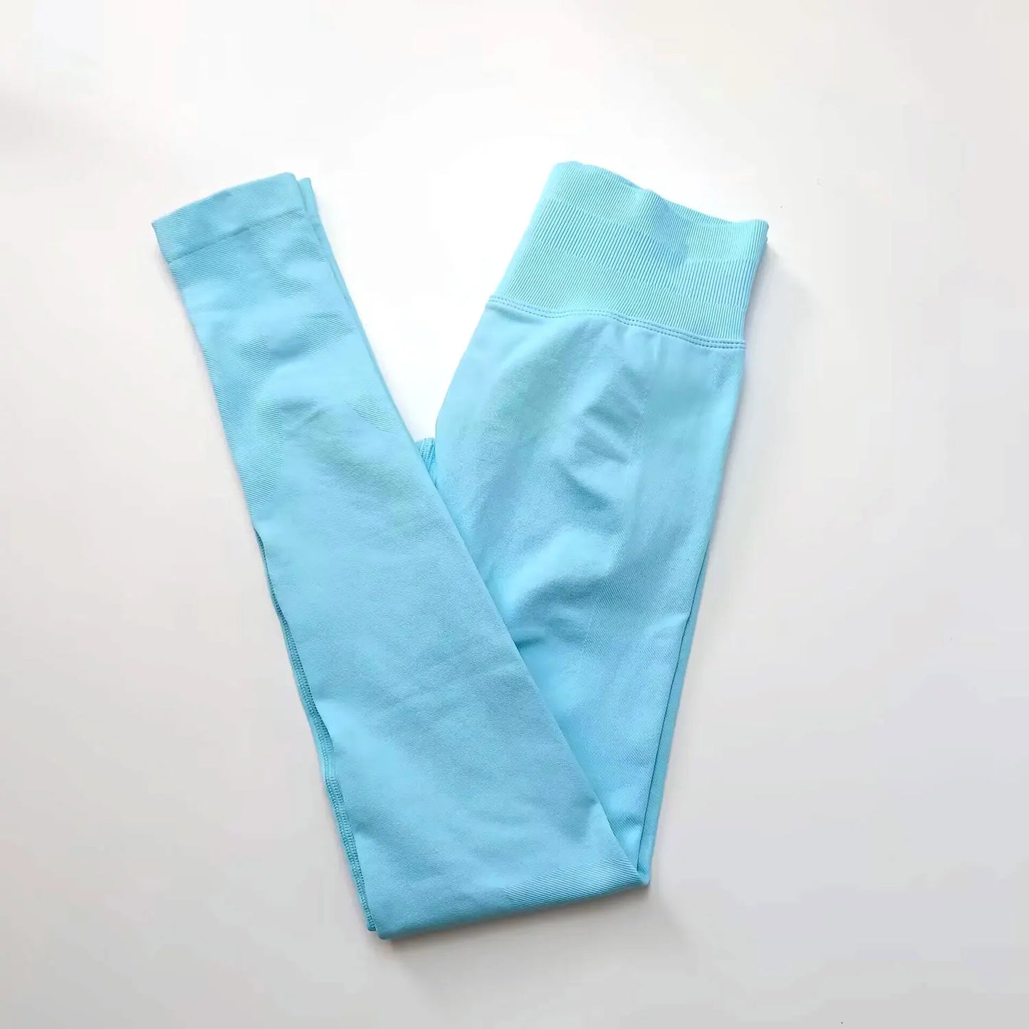 Nclagen impacto leggings mulheres sem costura esportes calças de yoga baixa faixa com nervuras roupas de ginásio fitness treino wear scrunch bum collants