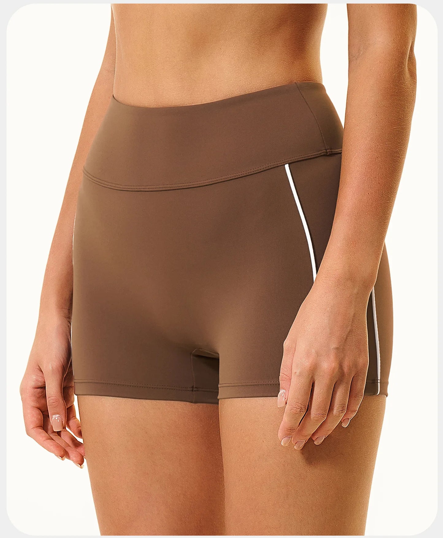 Shorts de Yoga Femininos de Cintura Alta para o Verão, Respiráveis, para Fitness, Corrida e Ciclismo, Leggings Curtas para Treino na Academia
