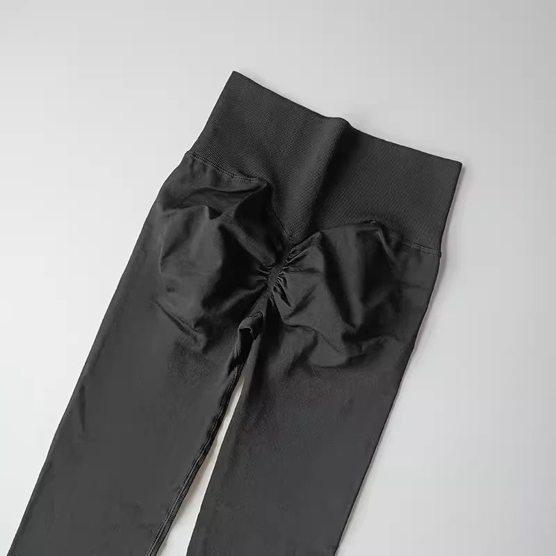 Cintura alta yoga leggings mulheres sem costura push up esporte leggings fitness correndo hip lift calças de yoga altamente elástico ginásio leggings