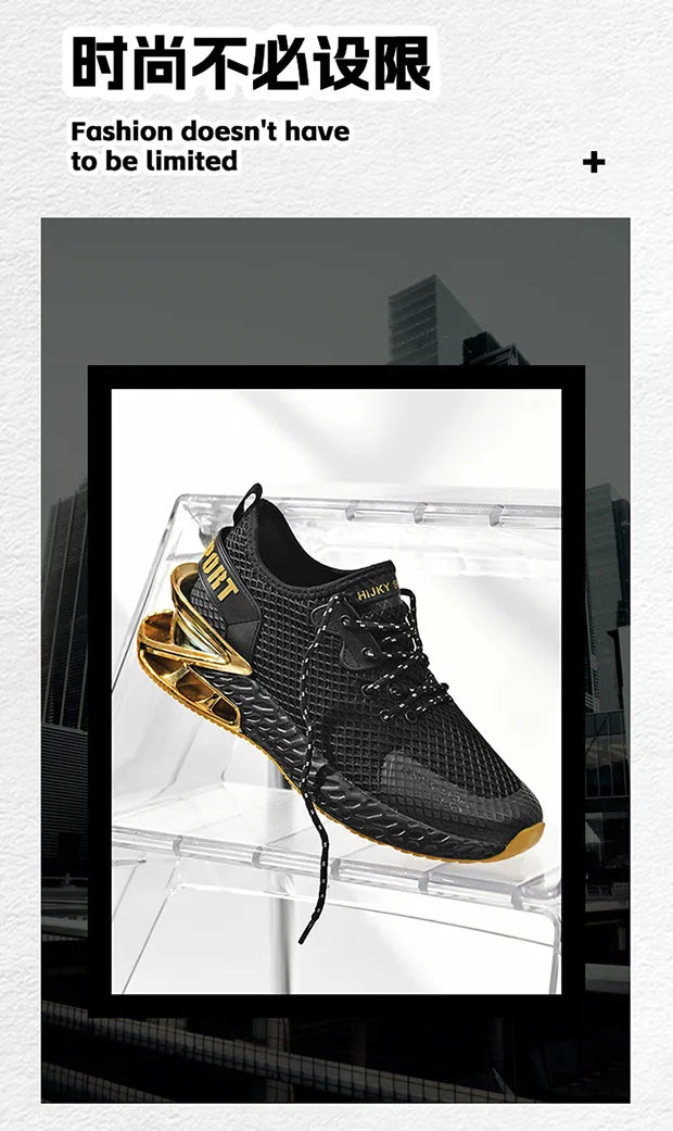 Tênis de luxo respirável masculino, Tênis Masculino, Mocassins casuais, Treinador de corrida, Corrida, Moda