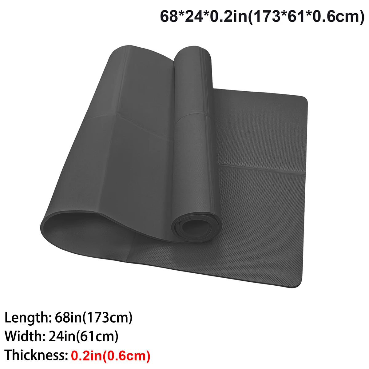 Tapete de yoga dobrável, ecológico, eva, dobrável, viagem, fitness, exercício, 3mm/4mm/6mm de espessura para yoga, pilates e treinos de chão