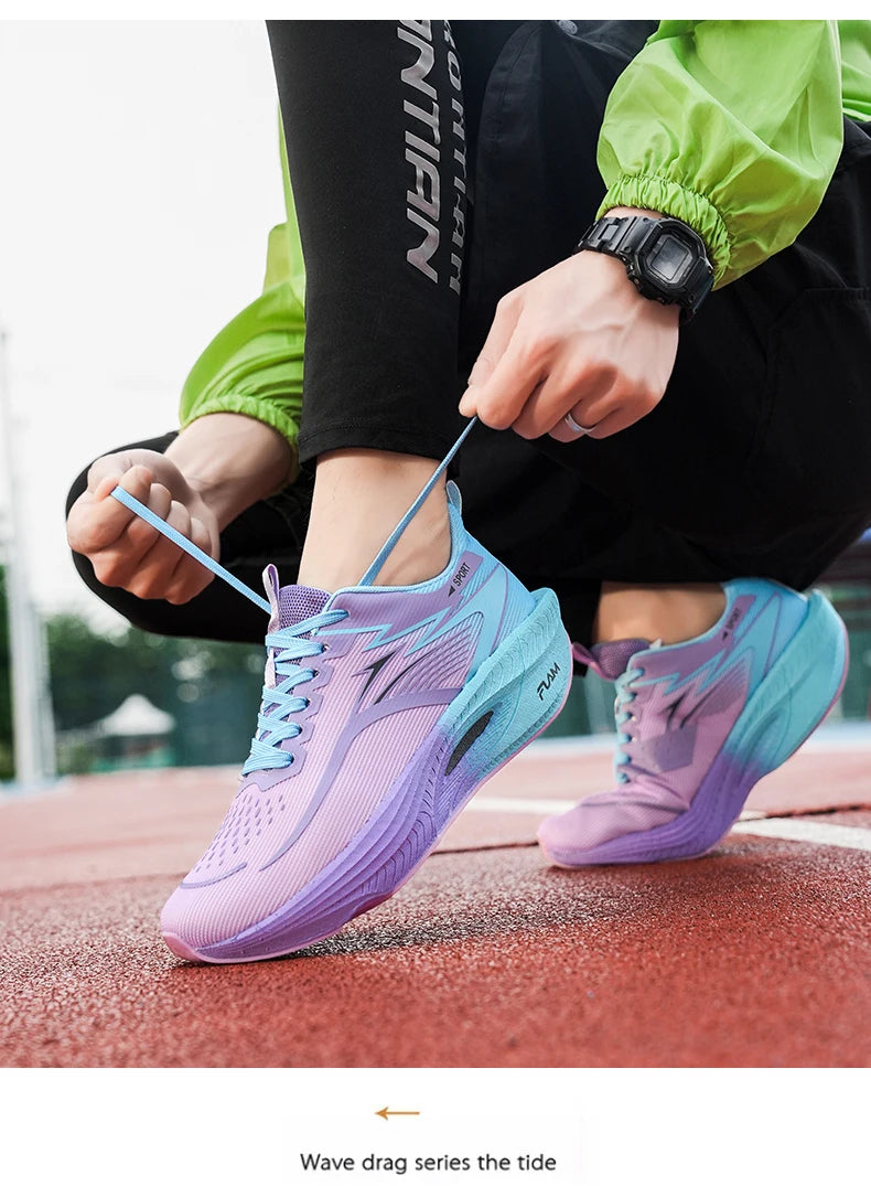Tênis de corrida masculino, casual, esportivo, respirável, leve, para mulheres, confortável, atlético, para caminhada, tênis ao ar livre, tênis