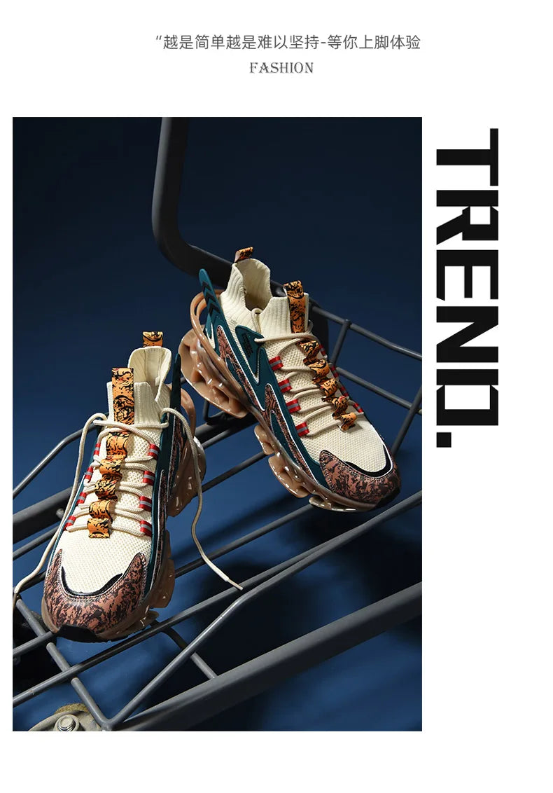 Tênis de luxo respirável masculino, Tênis Masculino, Mocassins casuais, Treinador de corrida, Corrida, Moda
