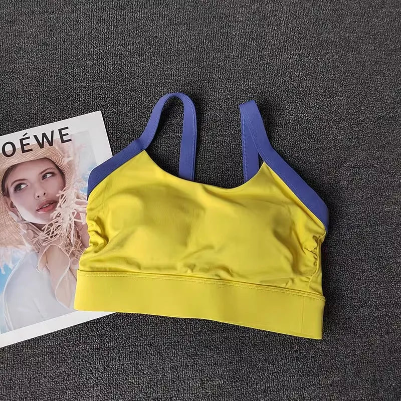 2 pçs feminino high-end yoga treino terno conjunto de fitness conjunto de roupas esportivas ginásio com sutiã esportivo e leggings conjunto