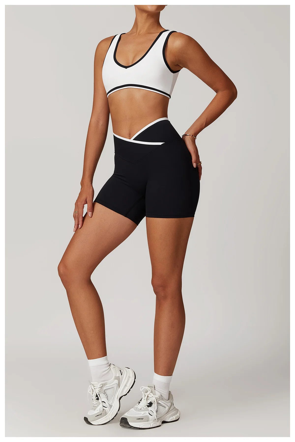 Roupa interior esportiva feminina superior push up fitness yoga sutiã cor bloqueio sutiã de treino ginásio esporte topos para mulher respirável correndo colete