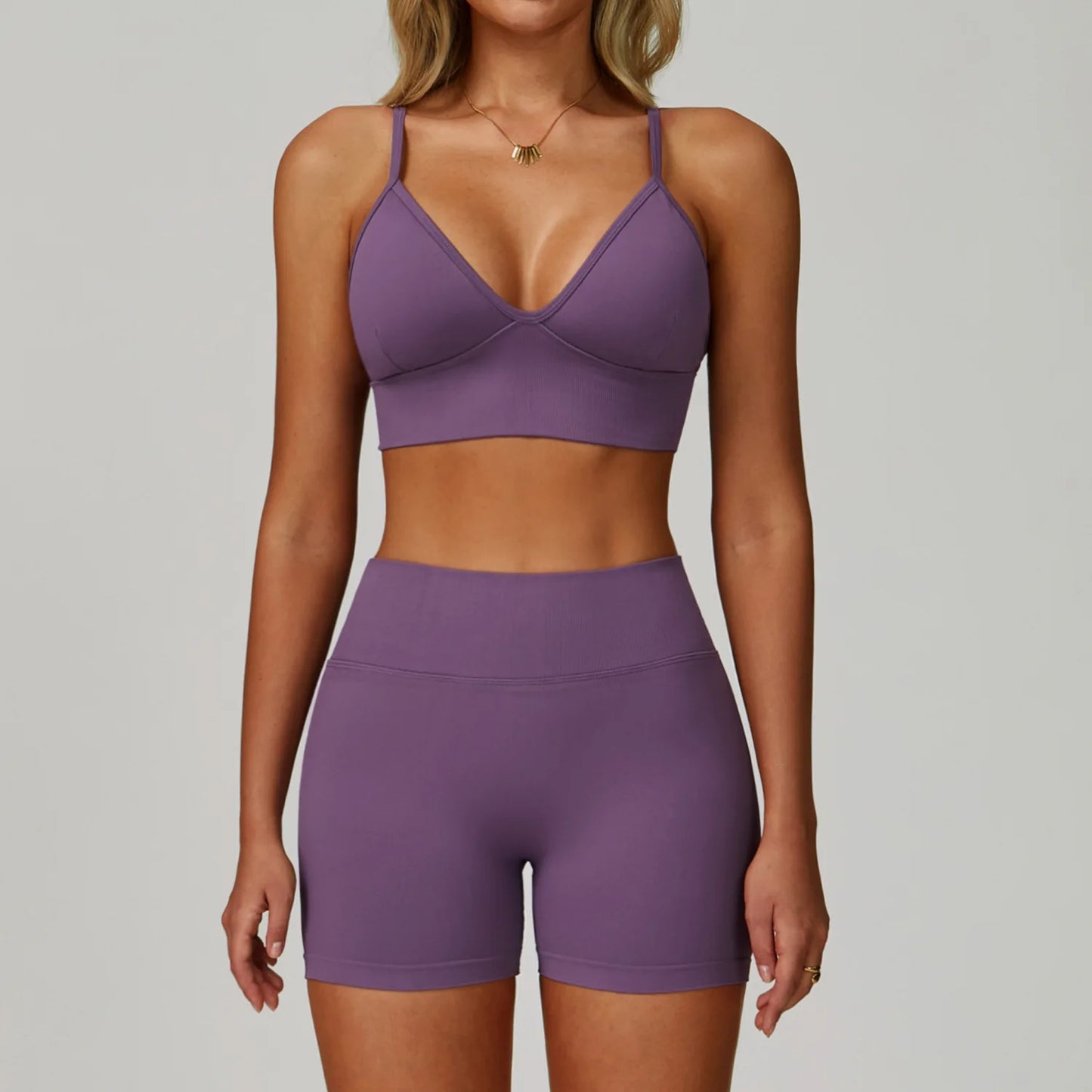 2/3 pçs sem costura esporte yoga conjunto feminino respirável cintura alta fitness sportwear feminino conjunto de roupa interior ginásio roupas de treino