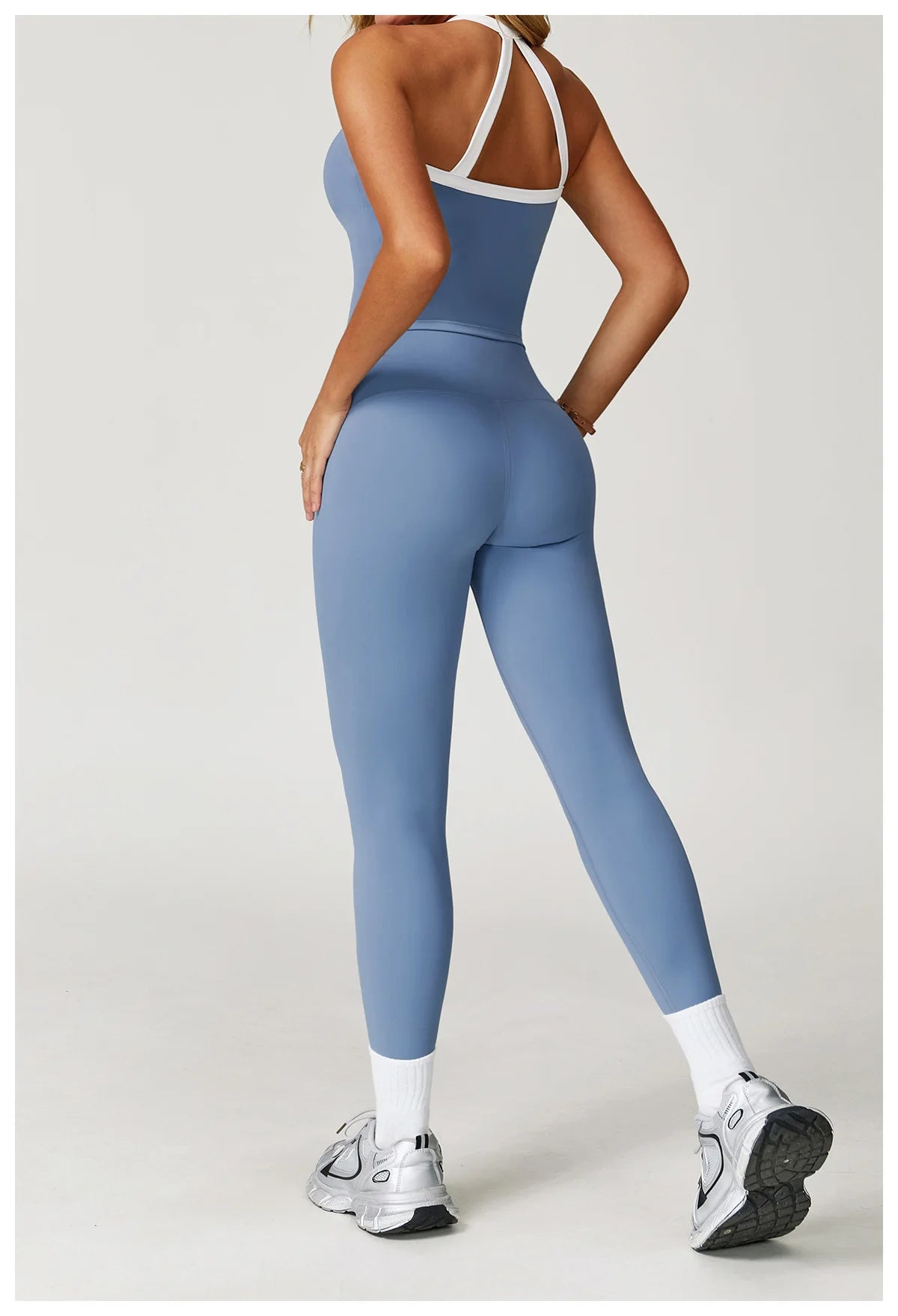Roupas femininas 2 peças treino conjunto de yoga roupas esportivas ginásio cintura alta bell-bottoms sexy fitness bta terno esportivo